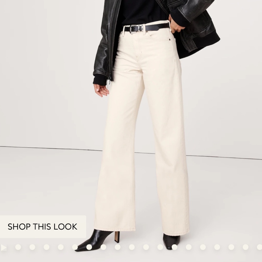 Banana Republic The Icon Classic Wide Leg Jean